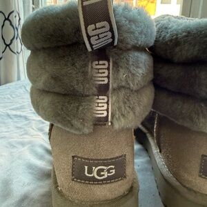 UGG Charcoal Shearling Boots